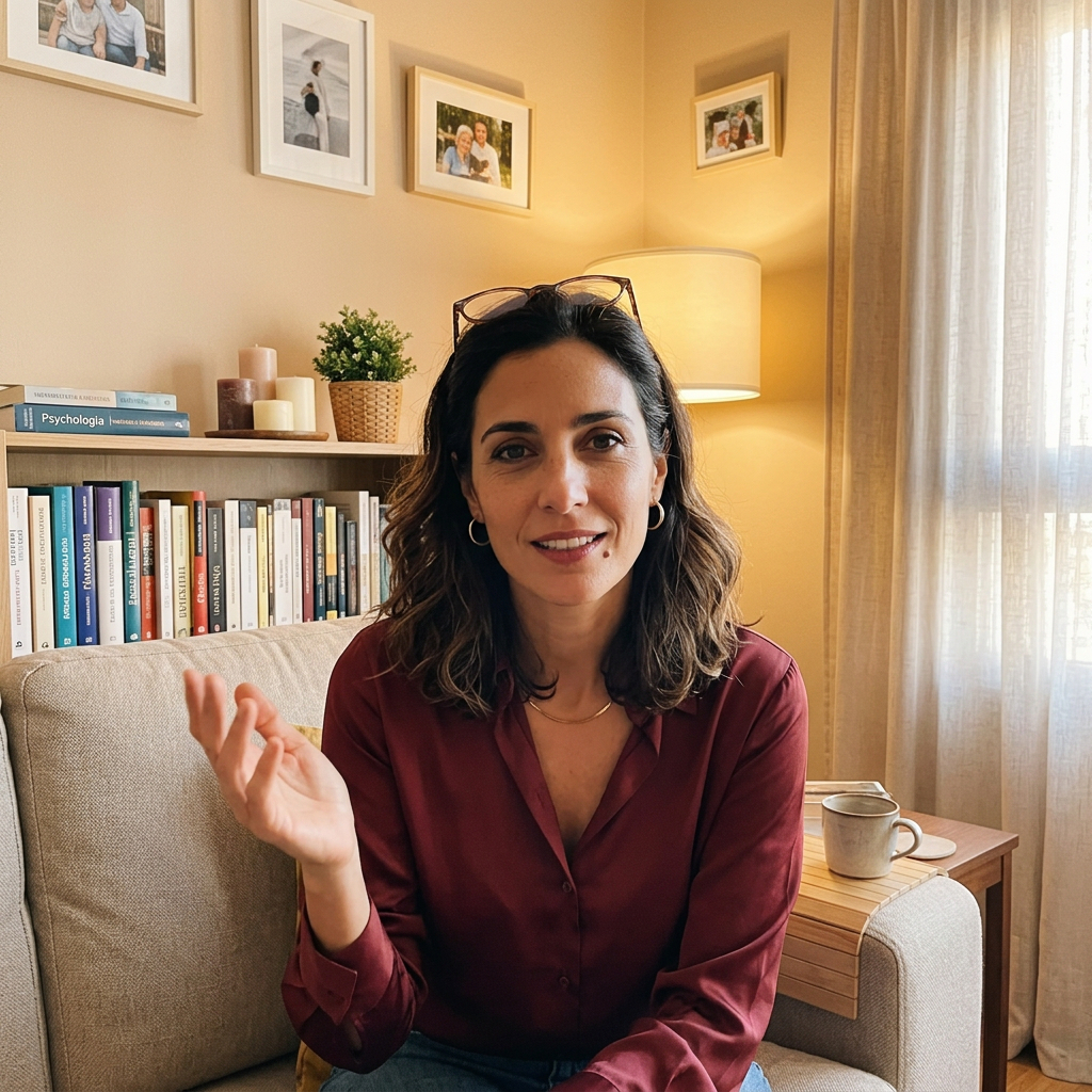 Valeria en su consultorio